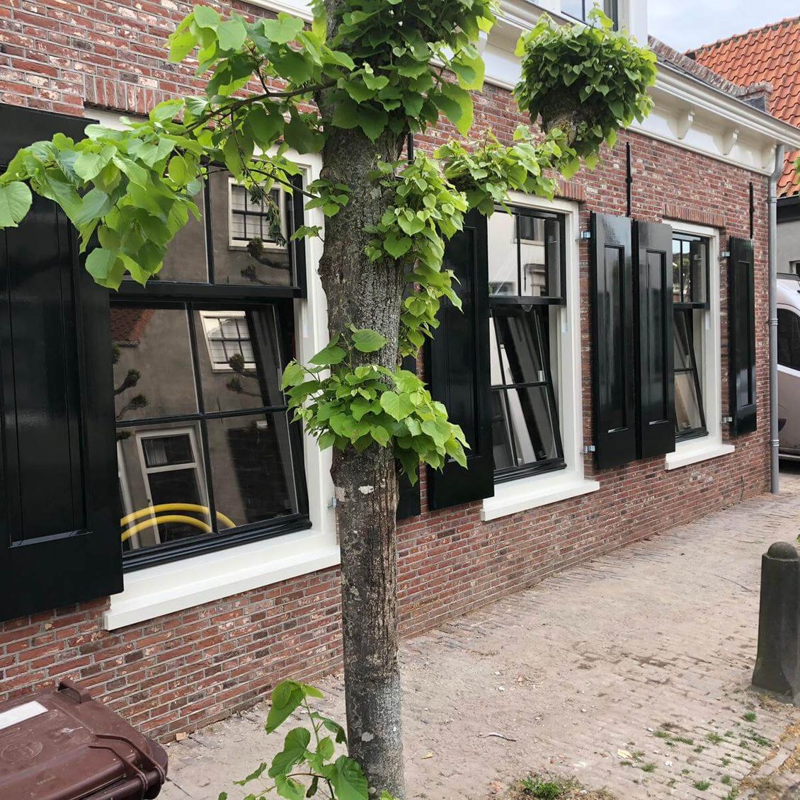 Donkere zonwering
